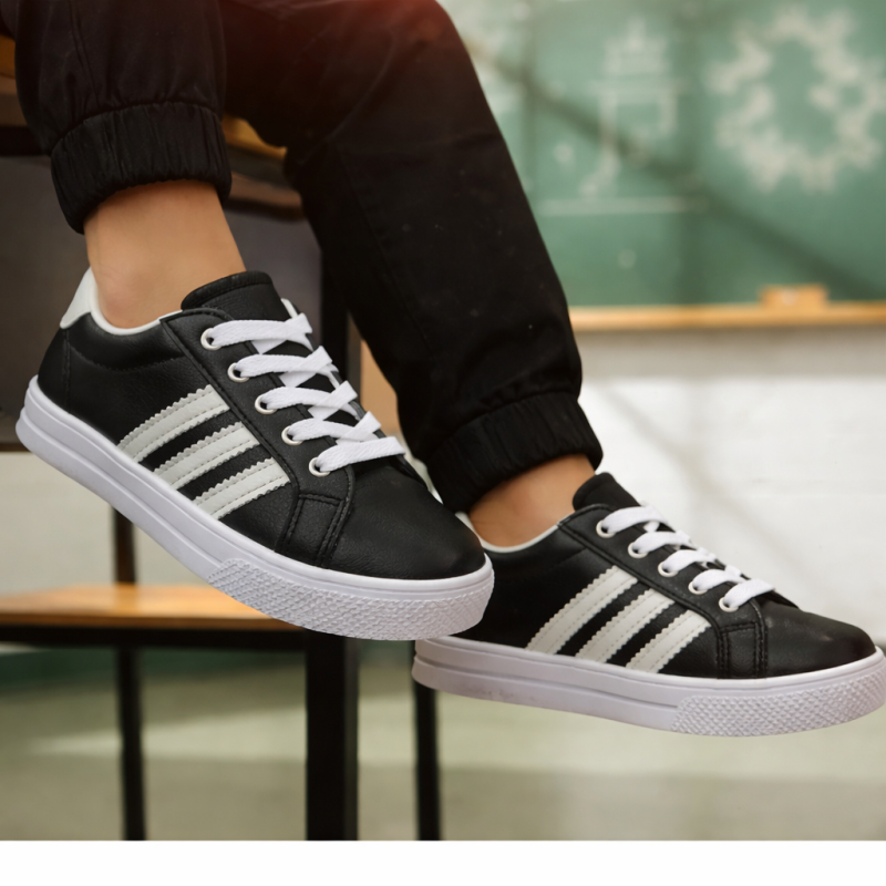 Tênis Infantil Menino Preto Branco - Tênis - Nay Atacado Tênis Infantil Menino Preto Branco - Tênis